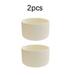 Silicone Boot Sleeve Covers - Set of 2, Universal Fit for Tumblers and Water Bottles (Beige 2PCS)