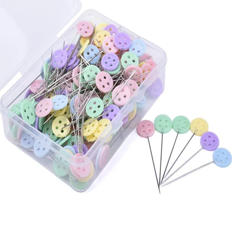 100/50 قطعة دبابيس الخياطة الخياطة التطريز خليط دبابيس تحديد المواقع إبرة ثابتة ماركر دبابيس DIY بها بنفسك أدوات خياطة اكسسوارات