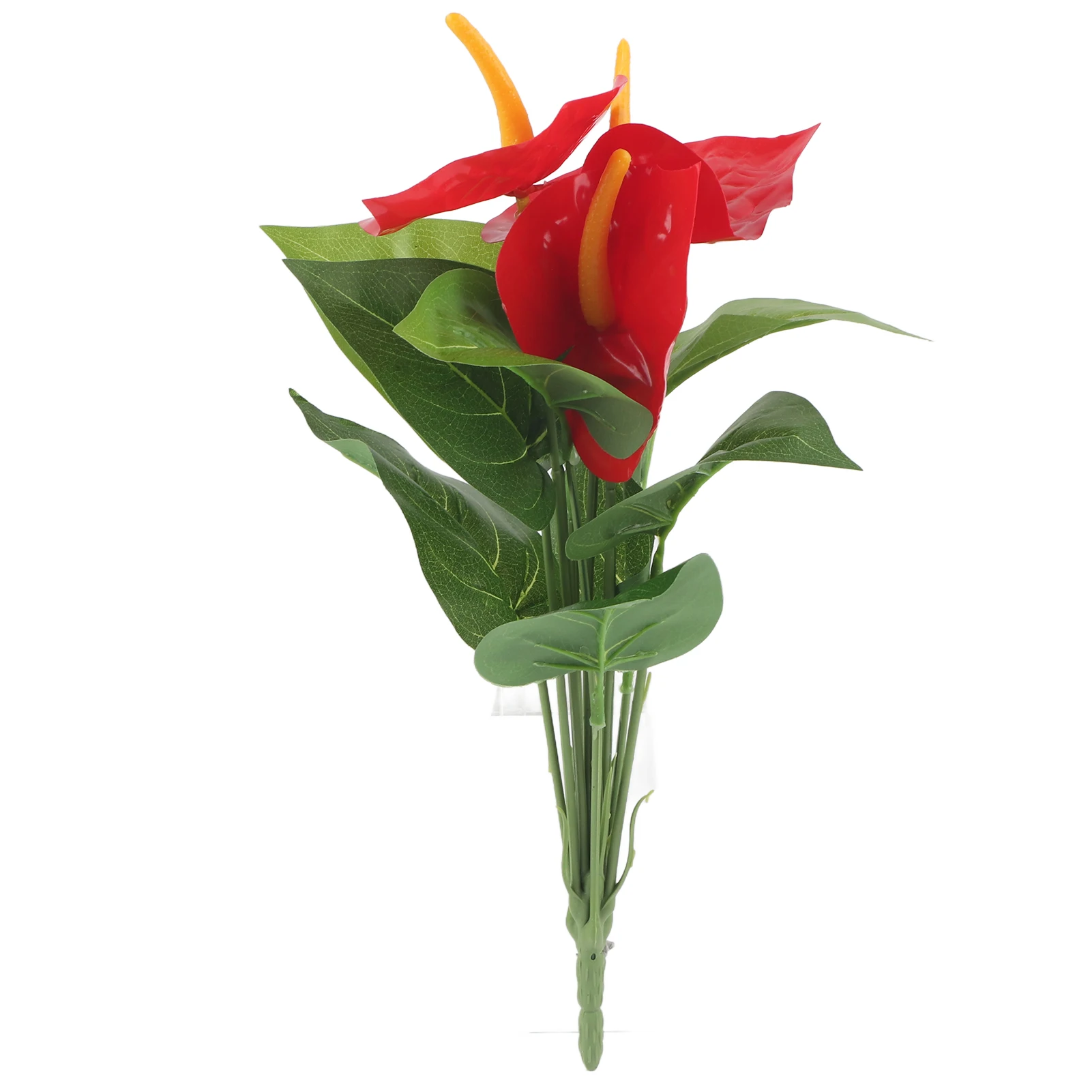 

Simulation Anthurium Bouquet Plastic Artificial Plant Fake Flower Bunch Wedding Party Home Garden Desktop Decoration