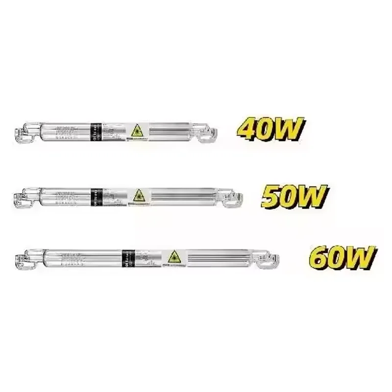 Tube Laser en verre CO2 40W 700mm 50W 800mm 60W 1000mm, diamètre extérieur 50mm pour Machine de découpe et graveur Laser