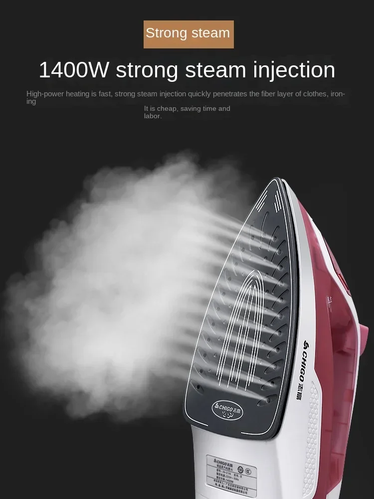 220V Zhigao Electric Iron Household Steam Hanging Ironing Machine for Ironing Clothes Dry and Wet Dual purpose Ironing Tool 2