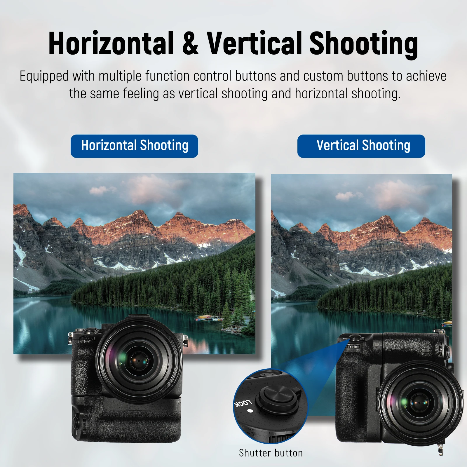 NEEWER Vertical Battery Grip,Replacement for VG-C4EM Compatible with Iconic Brand A7R V A7R IV A9 II A7 IV A7S III A1 Cameras BG A7IV
