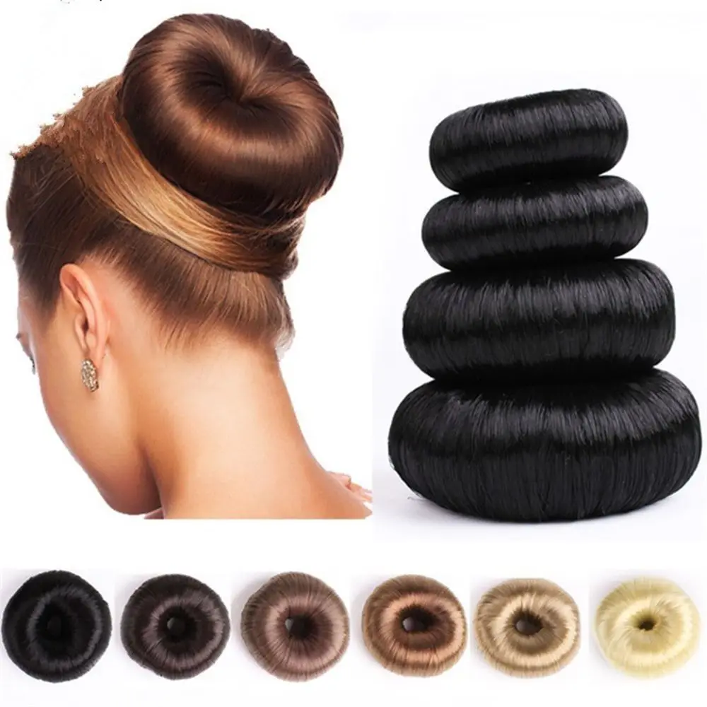 Fashion Elegant Women Ladies Girls Magic Hair Donut Hair Ring Bun Maker Hair Styling Tools Accessories