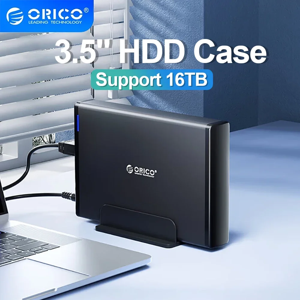 Orico 3.5 Hdd Hdd Case Hdd Sata para Usb 3.0 Adaptador de Disco Rígido Externo Gabinete para 3.5 Hdd Disco Ssd Hdd Case para Computador Portátil