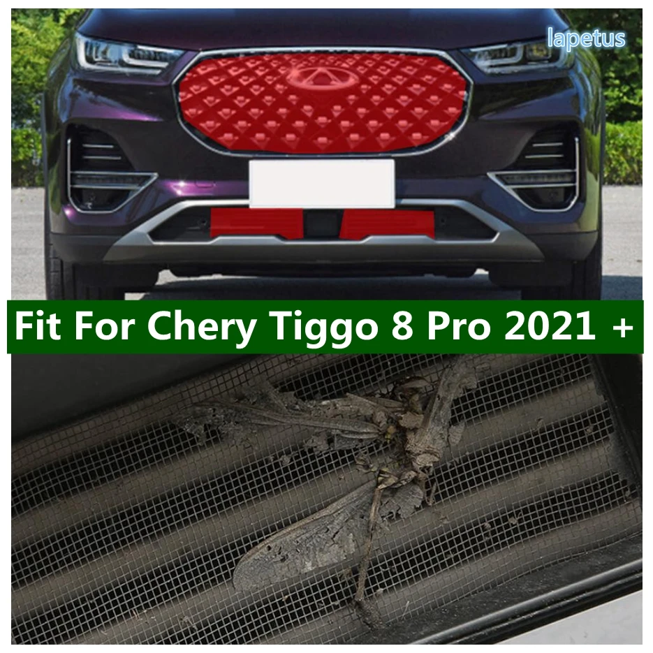 

Car Middle Center Insect Screening Mesh Front Grille Insert Net Protect Fit For Chery Tiggo 8 Pro 2021 2022 Exterior Accessories