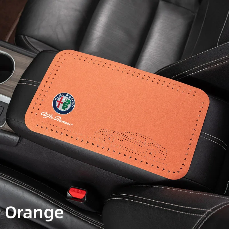 Luxurious Soft Touch Armrest Box Mat - Premium Center Console Pad