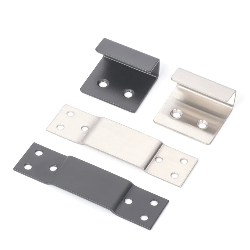 Stainless Steel Tile Hanging Code Ceramic Tile Display Buckle Wall Fixing Clip Mirror Support Hook Hanger Hardware 1PCS