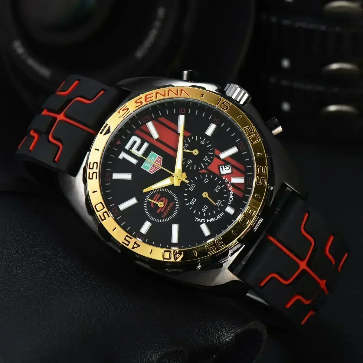 LENNIK Fashion Formula 1 남성용 크로노그래프 시계: 뛰어난 가성비로 만나는 럭셔리한 시간 경험