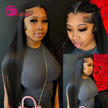 30 40 Inch Straight Lace Front Wigs Human Hair 13x6 Hd Lace Frontal Wig 13x4 Bone Straight Human Hair Wigs For Black Women Remy 1
