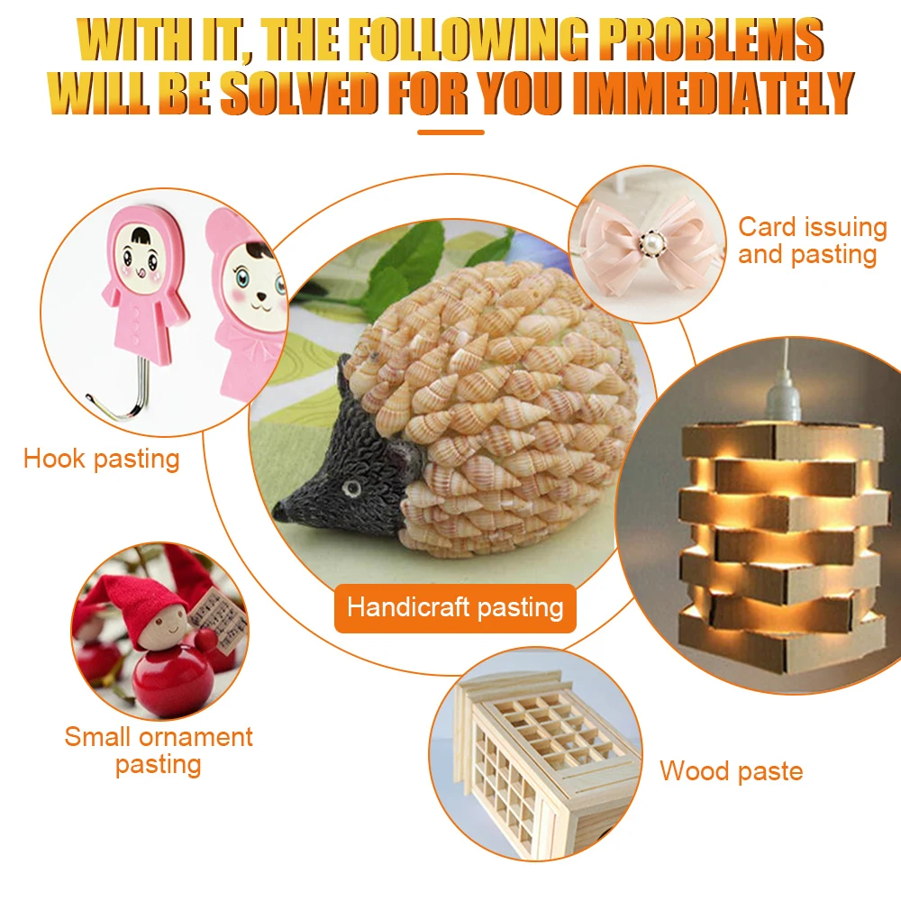 80W Hot Melt Glue Gun With 11*200MM Glue Stick DIY Mini Guns Adhesive Stick Hot Glue Gun Tools for Home Heat Tool 2