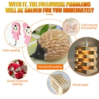 80W Hot Melt Glue Gun With 11*200MM Glue Stick DIY Mini Guns Adhesive Stick Hot Glue Gun Tools for Home Heat Tool 2