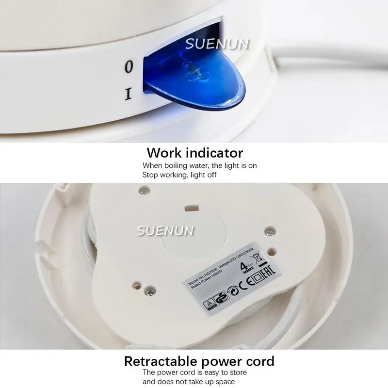 Automatic Power Off of Ceramic Electric Kettle Food Grade Ceramic Electric Kettle Home Tea Kettle Tea Maker Ceramic  kettle 6