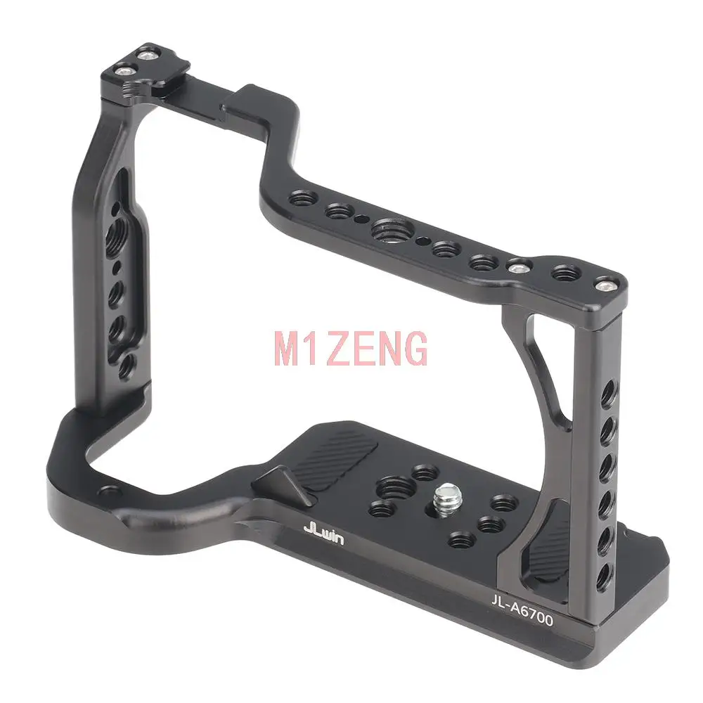 quick release Rabbit cage Rig Handle Film Arm support bracket Stabilizer for SONY A6700 camera video led microphone tripod