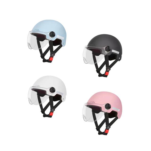 Motorcycle Helmet Comfortable Removable Lining Lightweight Half Face Helmet