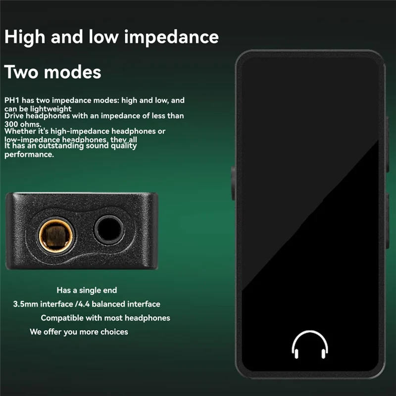 B27B PH1 밸런스드 피버 HIFI 휴대용 오디오 디코더 앰프 테일 무손실 디코딩 헤드폰 앰프 소형