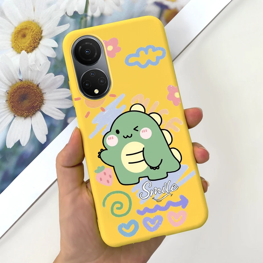 Cute Dinosaur Cartoon Soft Silicone Phone Case -