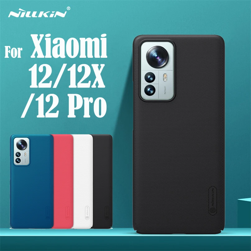 NILLKIN For Xiaomi Mi 12 Pro Case Super Frosted Shield Luxuly PC Hard Back Cover For Xiaomi Mi 12 12X Mi12 Phone Protective Case iphone 11 Pro Max phone case