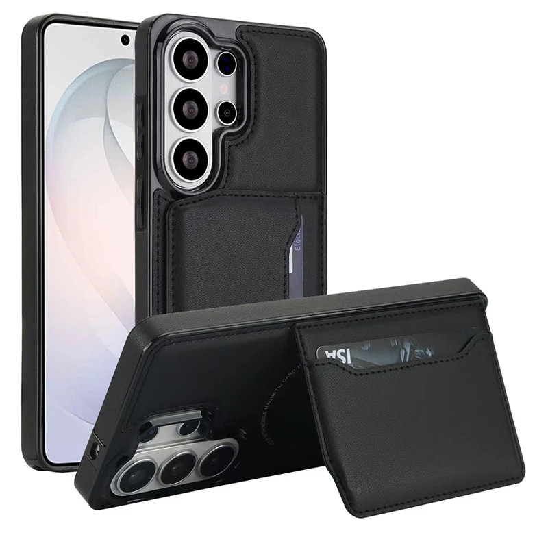 Multifunctional Magnetic Card Holder Phone Case with Enhanced Protection