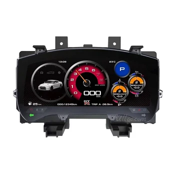 Grupo de instrumentos digitales para Nissan GTR R35 2007-2024 Linux Velocímetro virtual 1