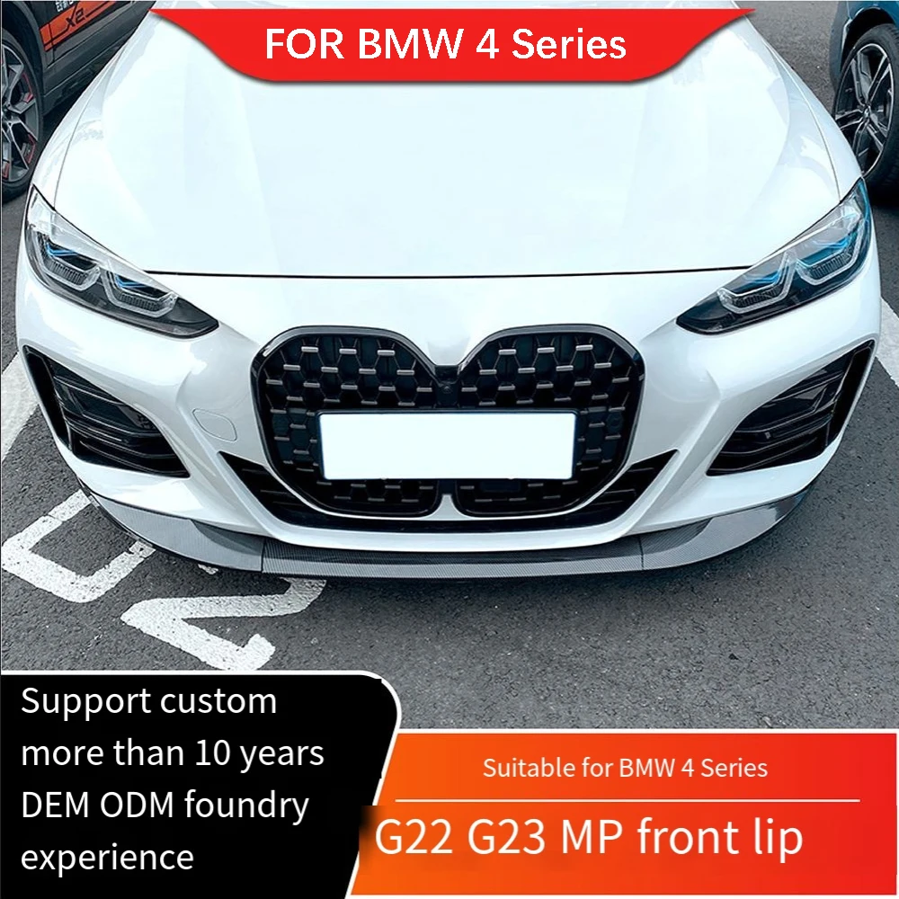 

Подходит для BMW 4 серии G22 G23 425i 430i 2020 + MP передняя губа, передняя лопата, внешняя модификация