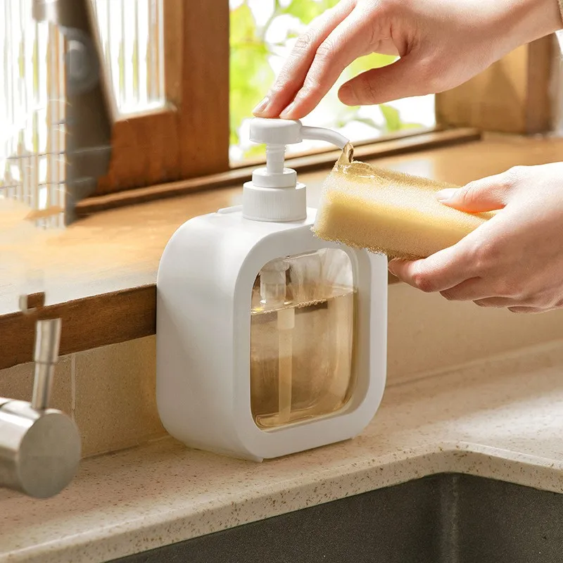 Soap Dispenser Bottles For Kitchen Bathroom Refillable Lotion Shampoo Shower Gel Clear Bottle soap dispenser