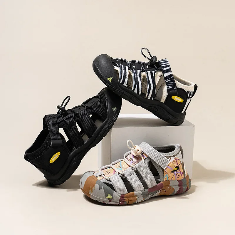 Fashion Child Sandals Simple Boys' Shoes Soft Soled Girls' Shoes Anti Slip Boys Sandals Comfor Girls' Beach