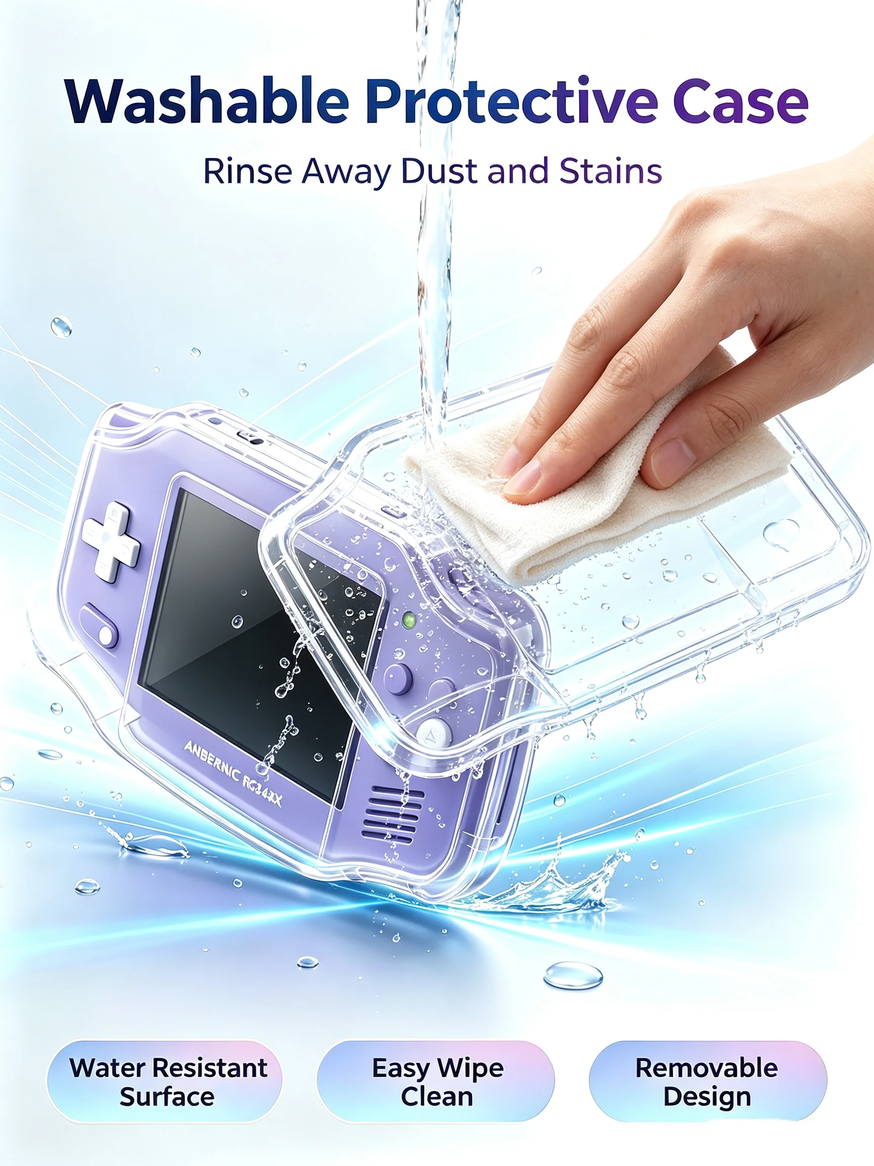 Enhanced Protective Soft Carrying Case for Retro Handheld Console - Shockproof Portable Shell Pouch