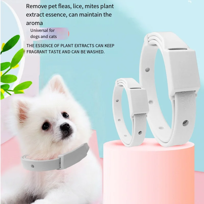 

Anti Flea Tick Collar For Cat Small Dog Antiparasitic 8Month Protection Adjustable Puppy Kitten Collar Breakaway Pet Accessories