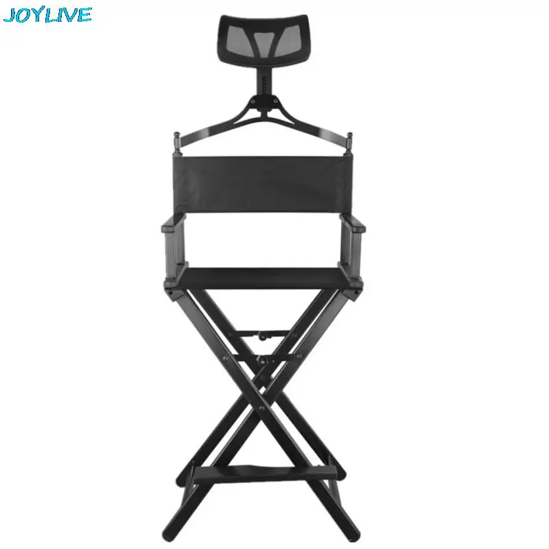 JOYLIVE Folding Outdoor Canvas Chair Aluminum Alloy Leisure Chair With Headrest Outdoor Beach Office Makeup New