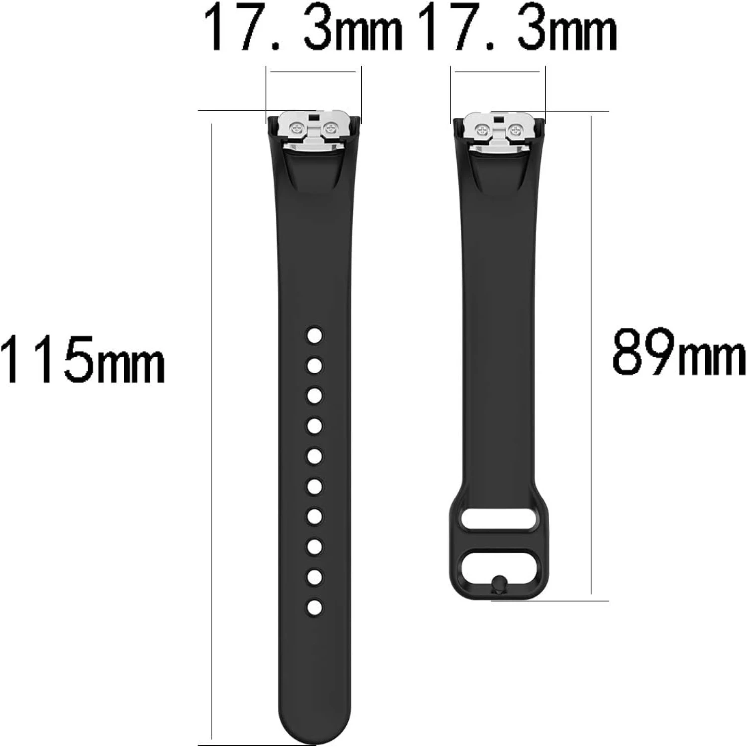 Silicone Bands for Fit Smartwatch SM-R370 Workout Gear