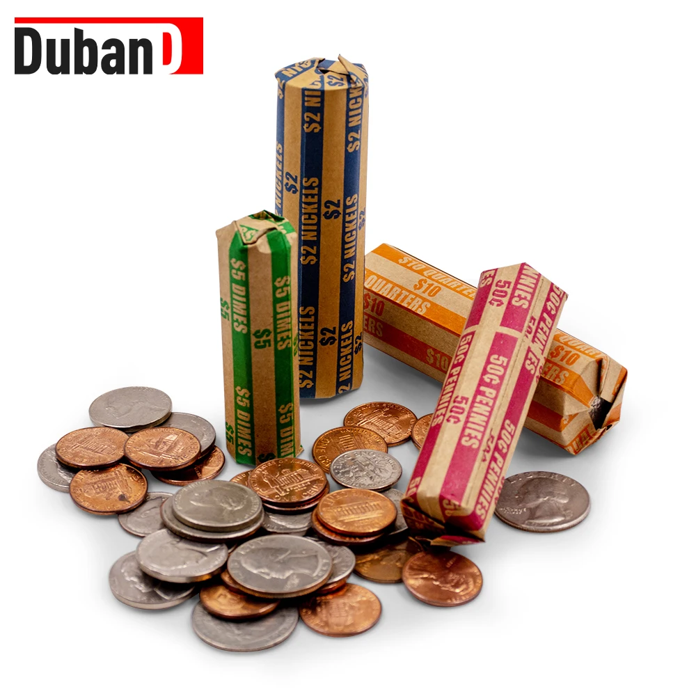 Рисунок 6 - Плоские полосатые обертки для монет в ассортименте