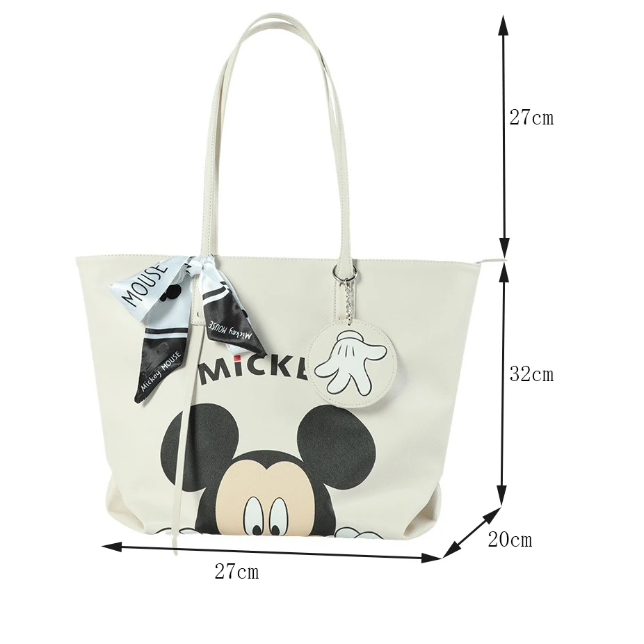 Disney Purses and Handbags Mickey Tote Bags for Women Large Capacity Kawaii Crossbody Shoulder Bag Anime Case Cute Wallet
