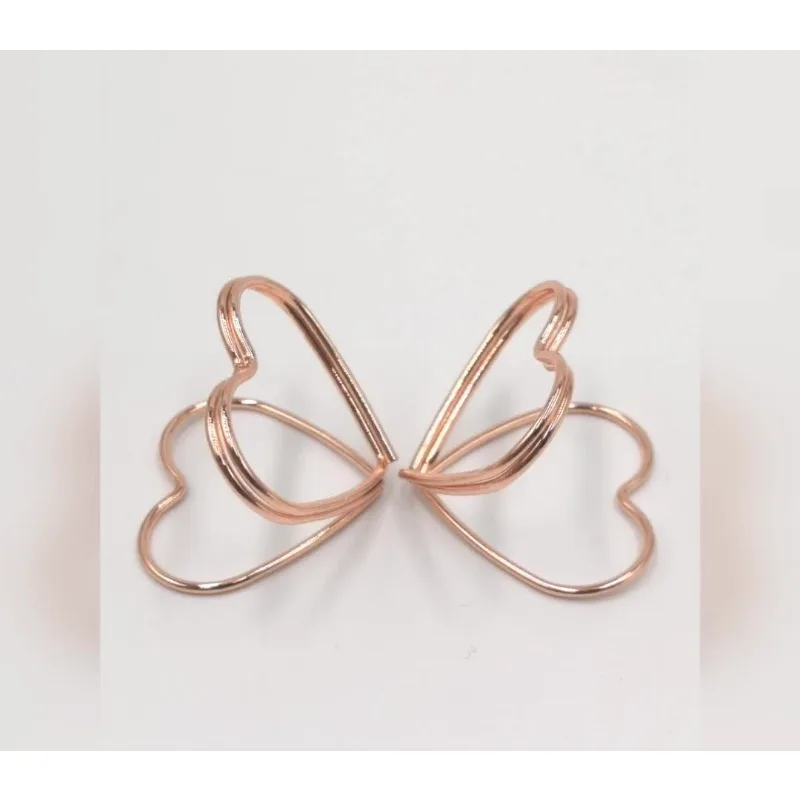 1/5PCS Creative Business Card Holder Love Note Label Seat Clip Message Dining Table Clips Metal Double Layer Cute Stationery