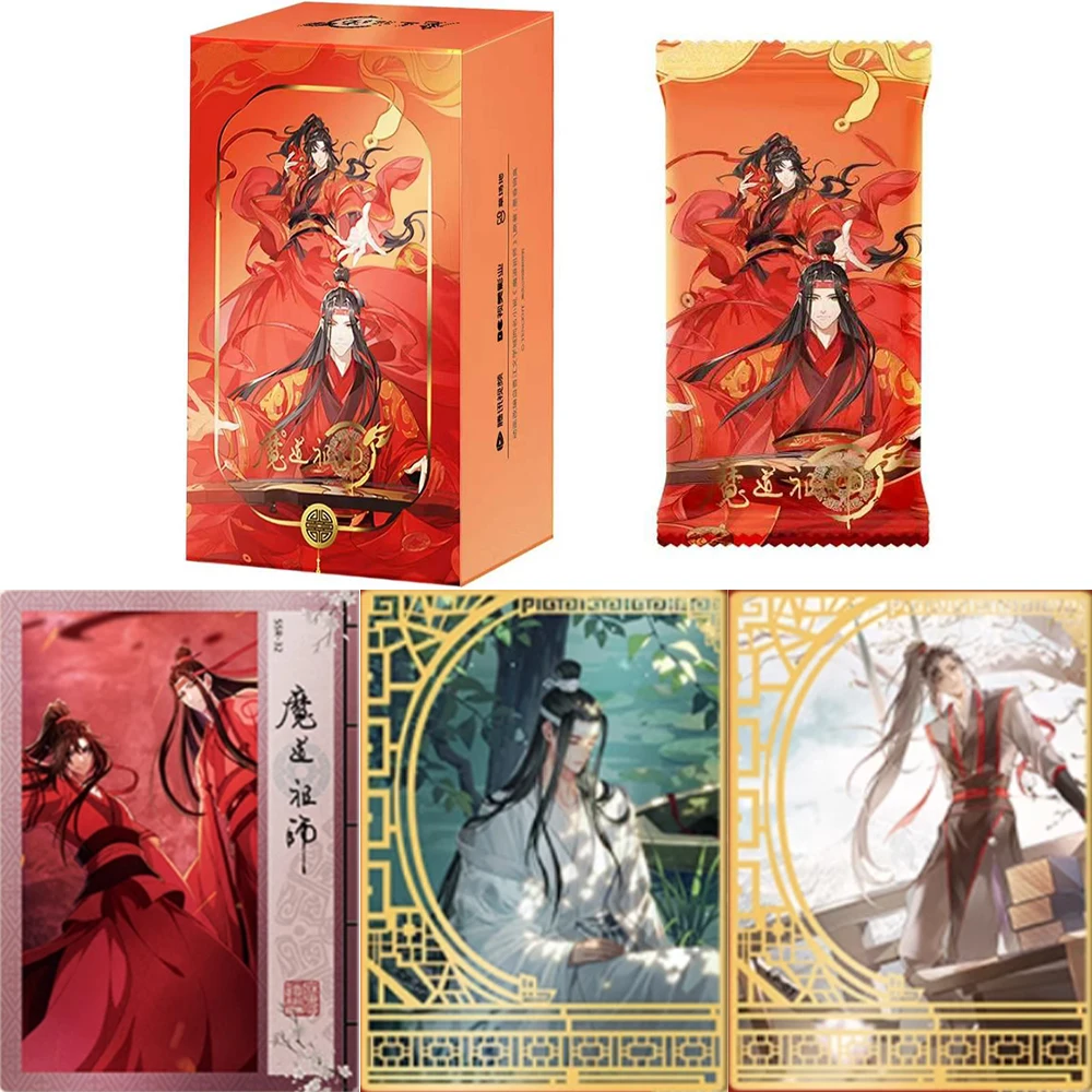 Genuine Mo Dao Zu Shi Card Limited Edition New Year's Golden