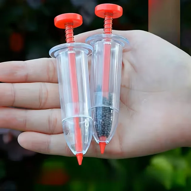 Portable Seed Dispenser-Easy-to-Use Manual Seeder for All Seeds, Ideal Garden and Lawn Care Tools, Seed on Demand Disperser 2