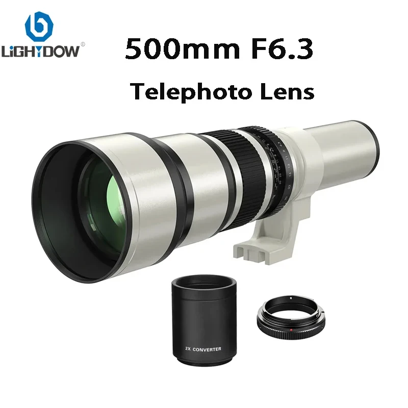 Lightdow 500mm Telephoto Lens with 2X Teleconverter for Nikon
