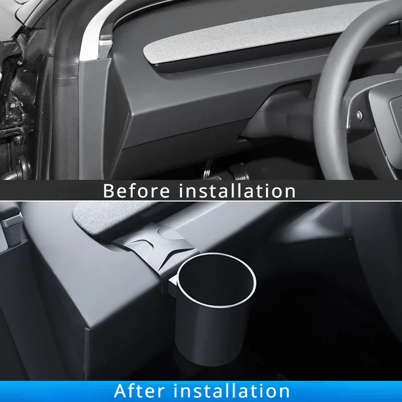 테슬라 모델 3 하이랜드 2024용 대시보드 물컵 홀더, 계기판 정리함, 대시보드 수납함, 인테리어 액세서리