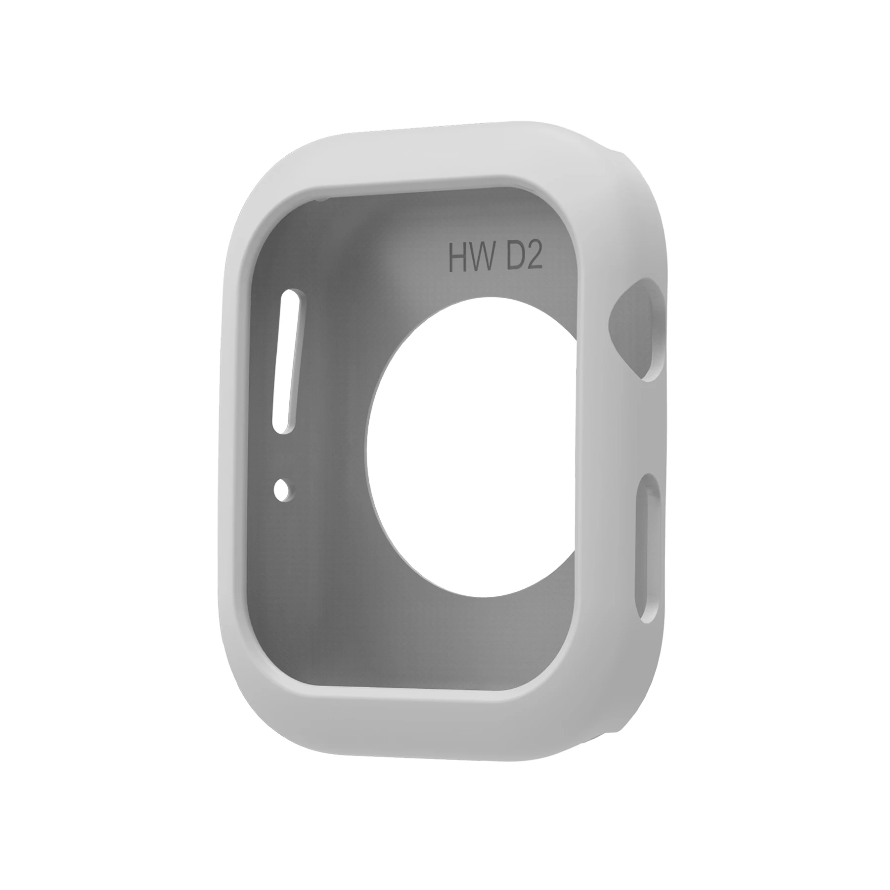 Soft Silicone Case Cover for Smartwatch - Shockproof Protector Shell with Hollow Design