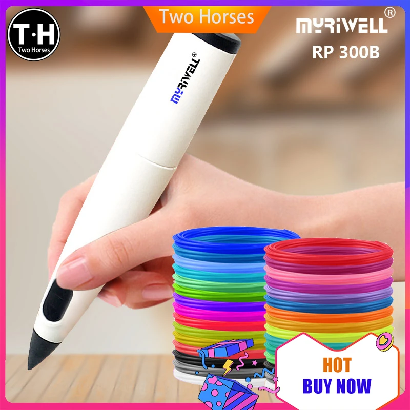 3D Printing Pen TH Low Temperature 3d pen With PCL Filament 1.75mm Kids Gift pen set
