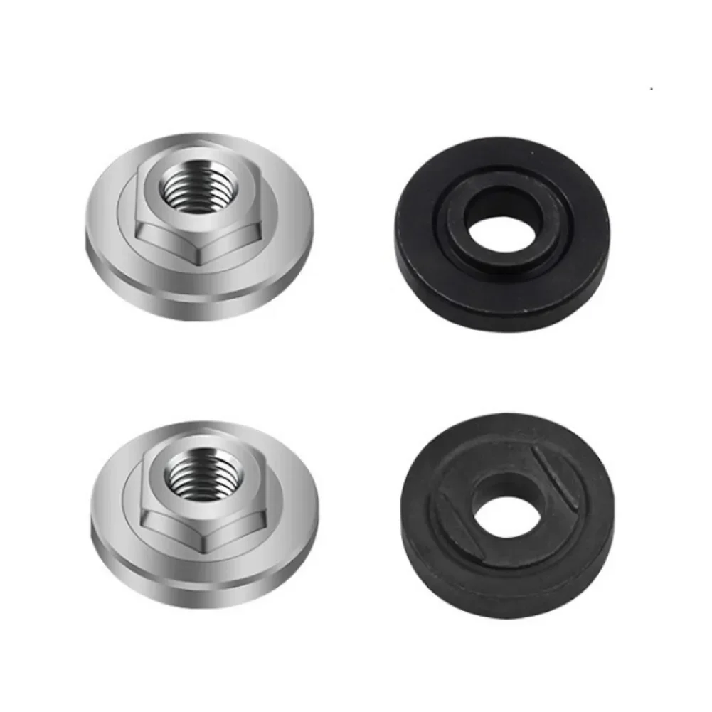 

4 шт. напорная пластина, шестигранная гайка, Модифицированная шина, инструмент для углового шлифовального станка типа 100, износостойкая Металлическая Угловая шлифовальная насадка