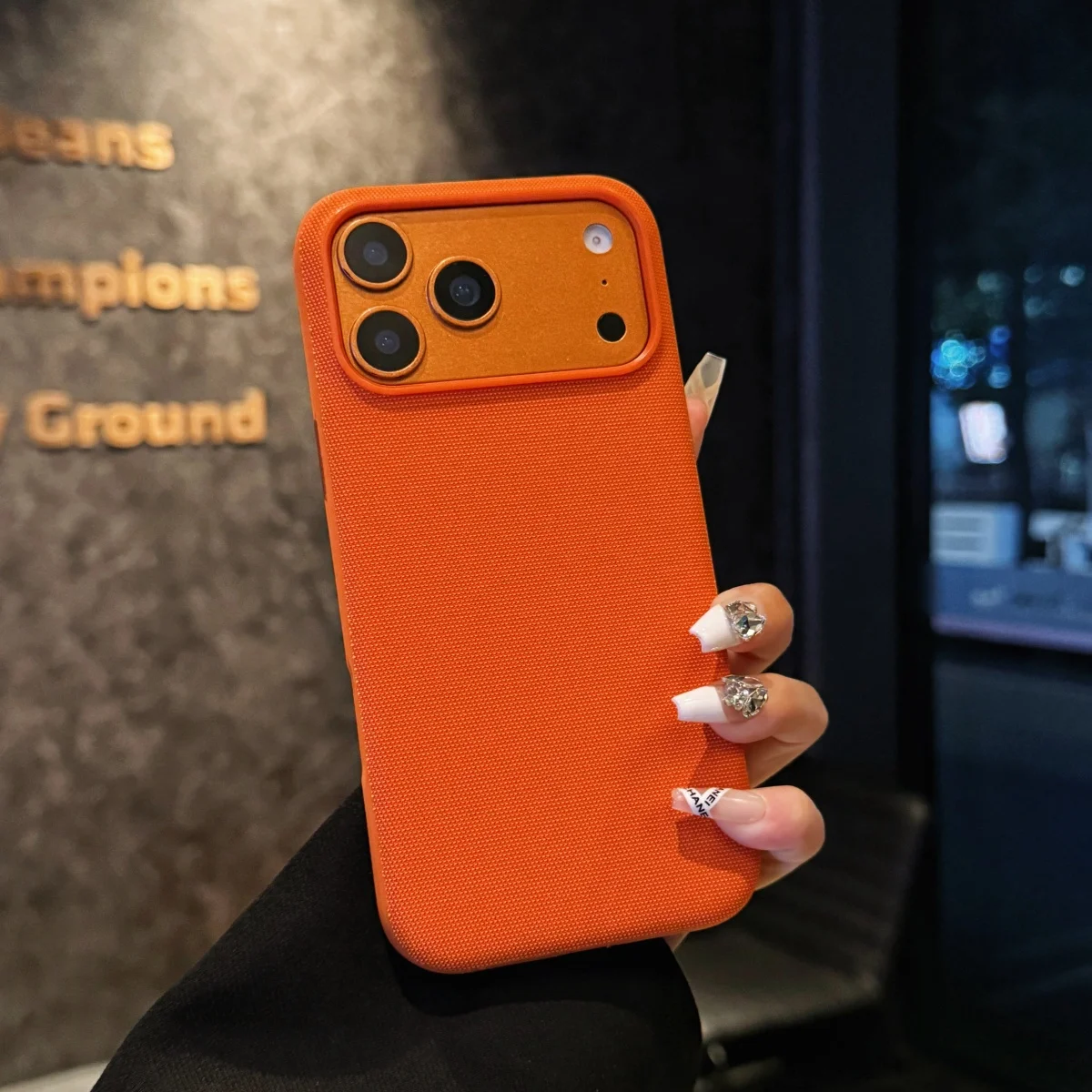 Premium Woven Fabric Magnetic Phone Case with Magsafe Charging and Shockproof Protection