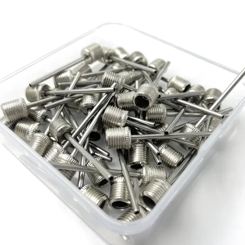 Sports Ball Standard Inflating Kit Ball Air Pump Needles for Soccer Balls Basketballs Volleyballs Footballs 50pcs ball inflating pump ball inflating needle sport ball inflating pump