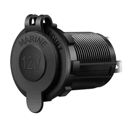 12V Waterproof Cigarette Lighter Socket for Vehicles and Outdoor Use (No cable)