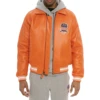AVIREX 2024 New Listing French Leather Flight Jacket Men's Sheepskin US Size Loose Spring Coat 3