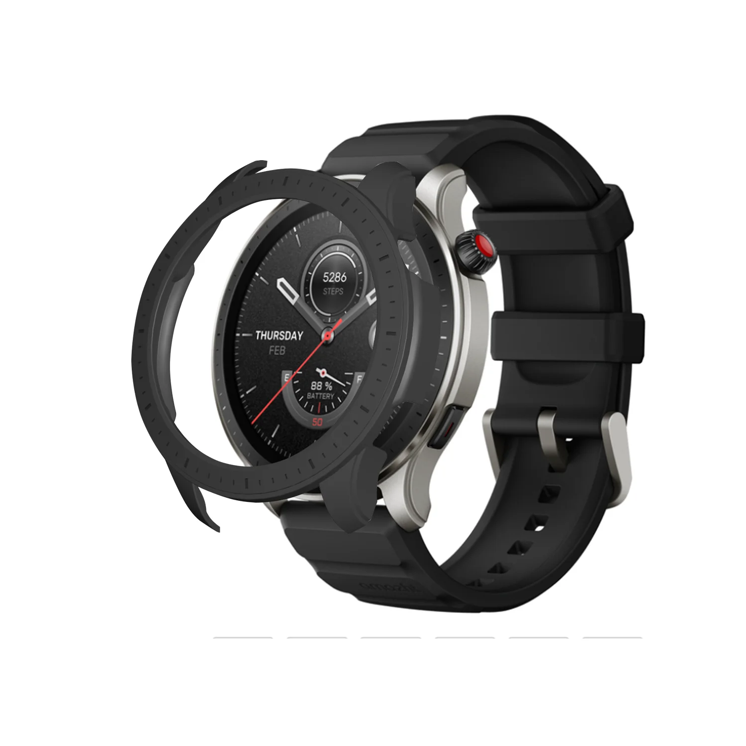 Durable Protective Shell Frame for Smartwatch - Hard PC Bumper Case Cover