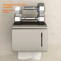 กล่องกระดาษชําระกันน้ําติดผนังม้วนกระดาษลิ้นชักผ้าเช็ดตัวลิ้นชักชั้นวางของออแกไนเซอร์ห้องน้ํา 4