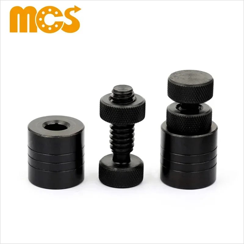2pcs S70 Screw Jack Tooling Mold Height Hoist Adjusting Injection Machine CNC Milling Cushion Iron Support Manual Adapter Nut