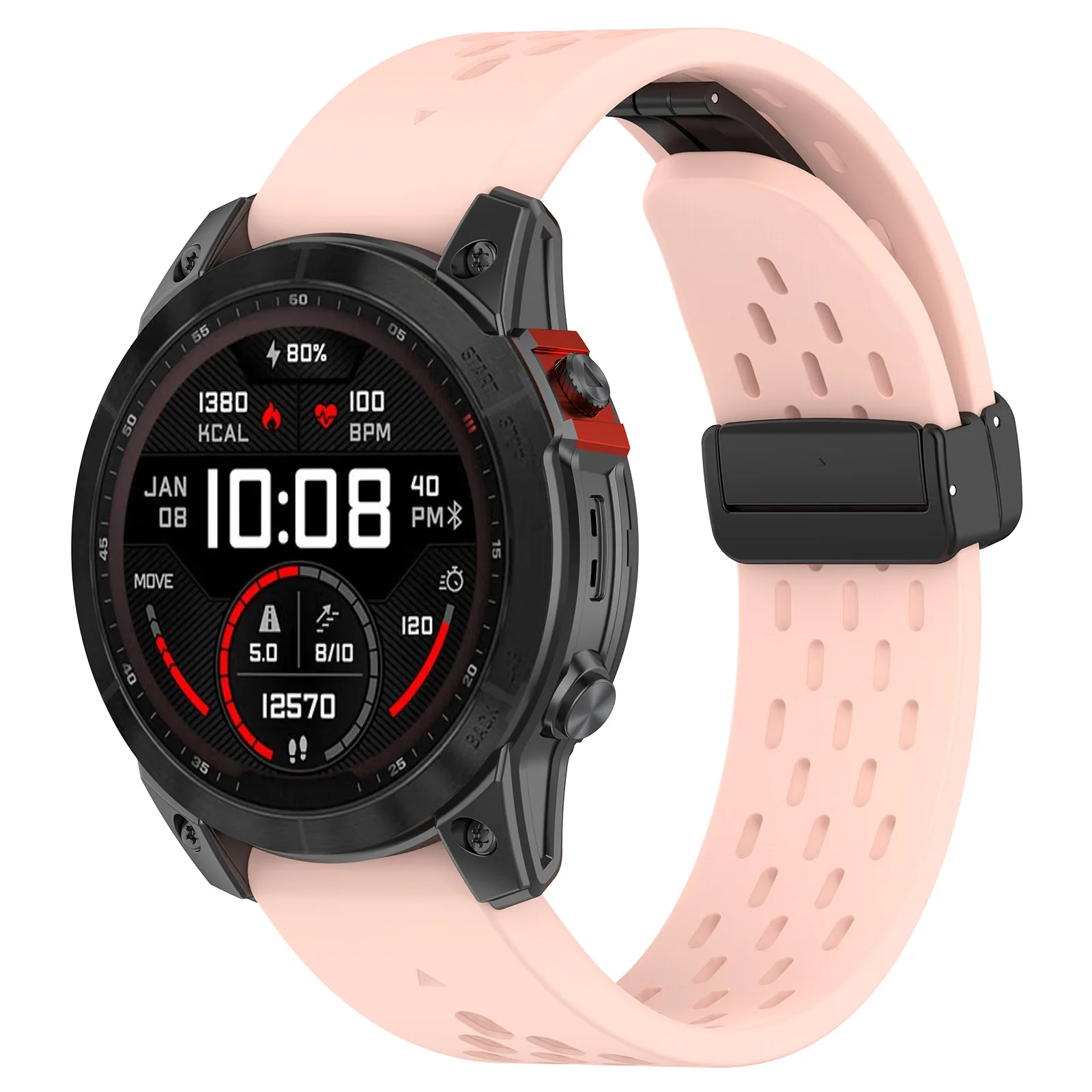 Quick Fit Silicone Watch Strap - 20mm/22mm/26mm Adjustable Band
