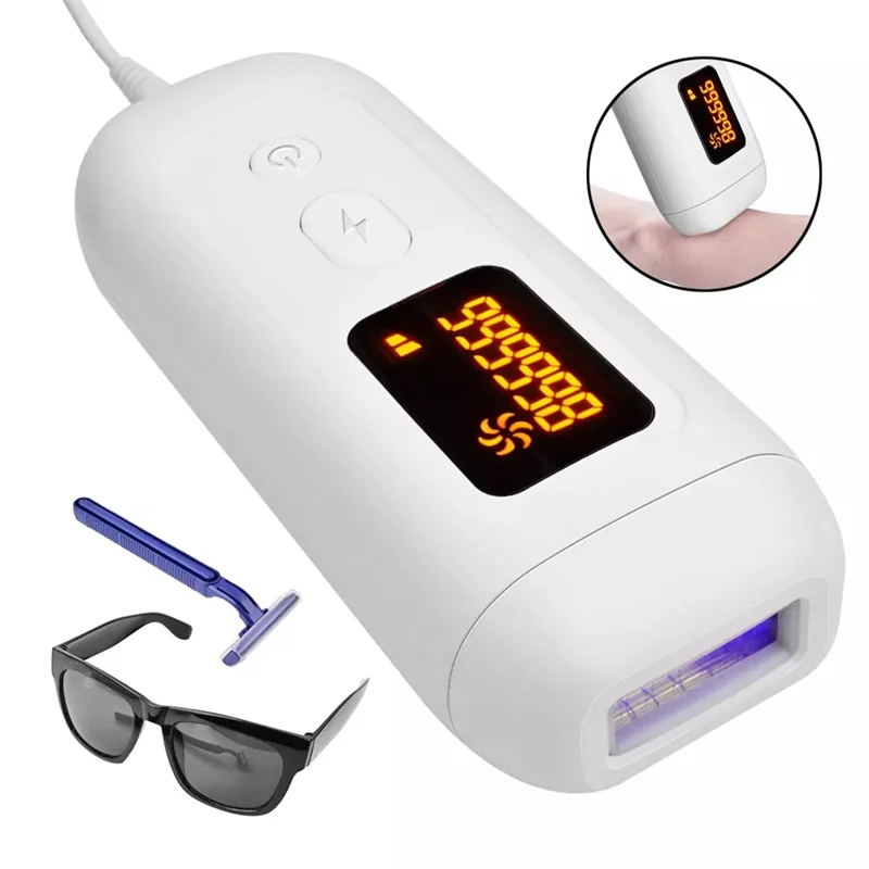 

Home Use Beauty Device IPL Hair Removal for Women Upgraded to 999,999 Flashes Painless Hair Remover Armpits Legs Arms Bikini