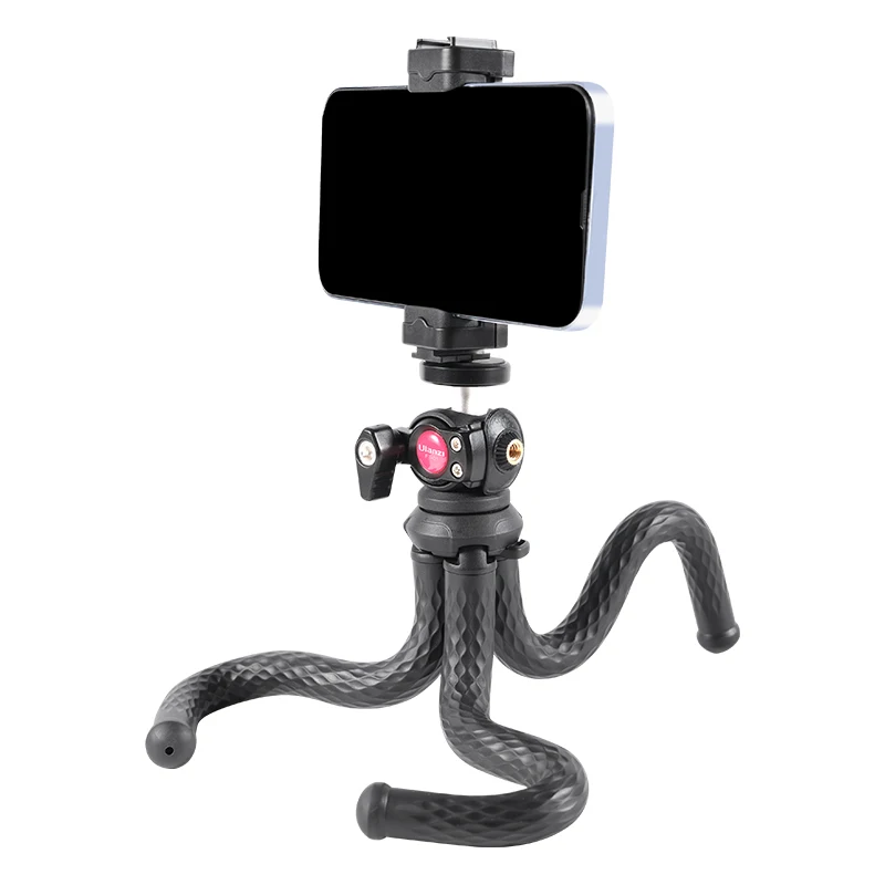 Ulanzi Ft-01 Octopus Statief Flexibel Voor Telefoon Slr Dslr Camera Met 1/4 ''Schroef Ballhead Koude Schoen Smartphone Clip Selfiestick